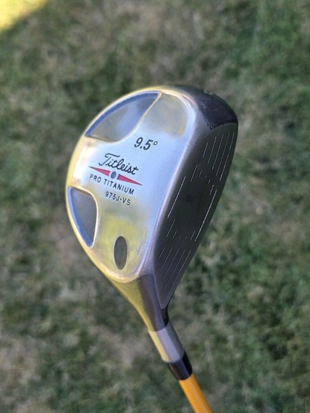 Titleist Pro Titanium 9.5* 975J-VS Pro Force R Flex Graphite New Grip 46" H/C